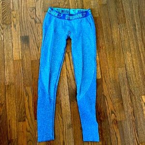Blue Gymshark Flex Leggings